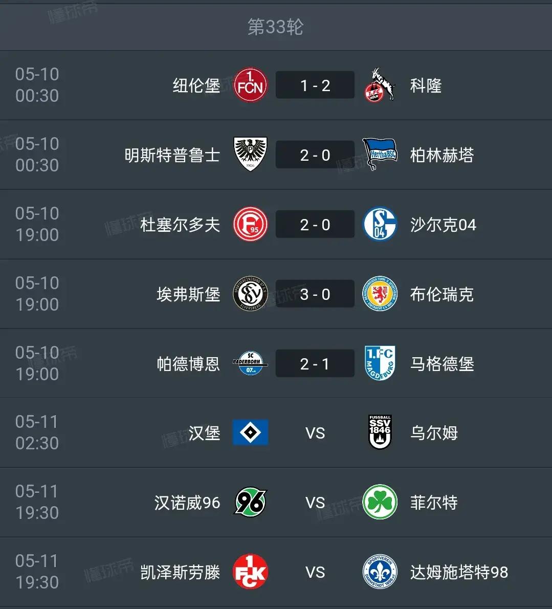 包含沃尔夫斯堡大胜法兰克福，德甲积分榜再添一城的词条