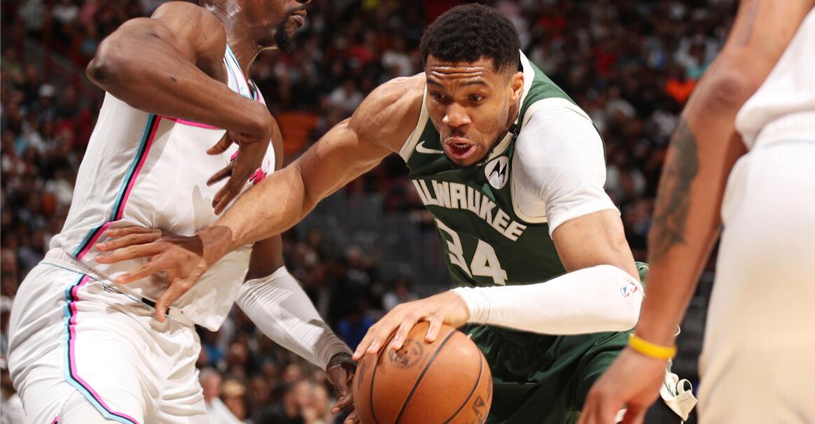 雄鹿胜热火，字母哥轰29分